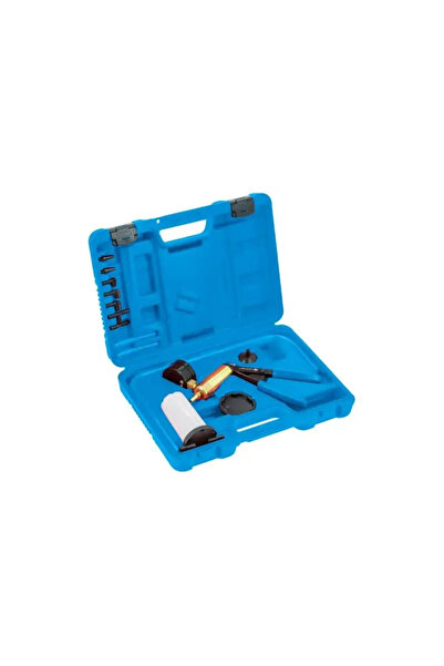 Hogert Pompă de vid manuală cu manometru, Hogert, set de 16 piese, HT8G370