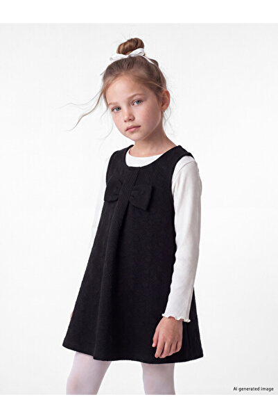 LC Waikiki Timeless Clothing & Timeless Choices Bowknot Girls' Dress Set