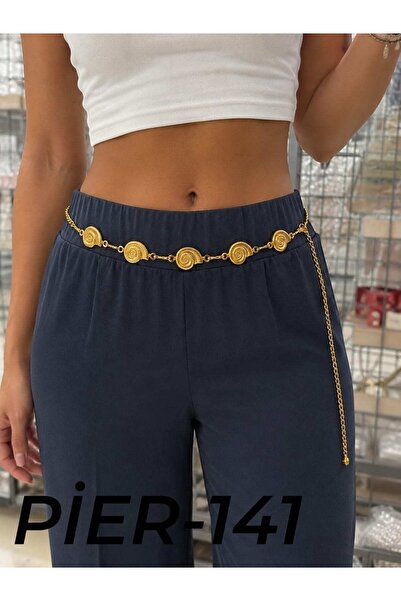 Bozhi Waist Belt Chain Belt Minimal Elegance Meaningful Gift for Special Occa...