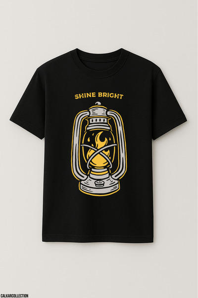 CALKARCOLLECTION Unisex Oversize Shine Bright Tshirt
