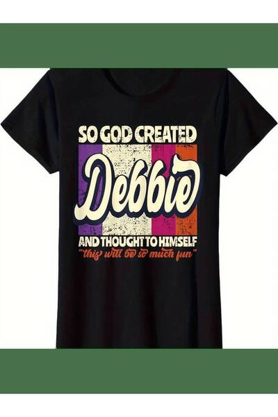 4CR FQU Debbie Inspirational Quote Print-Shirt Patriotic Unregulated Dad Funn...
