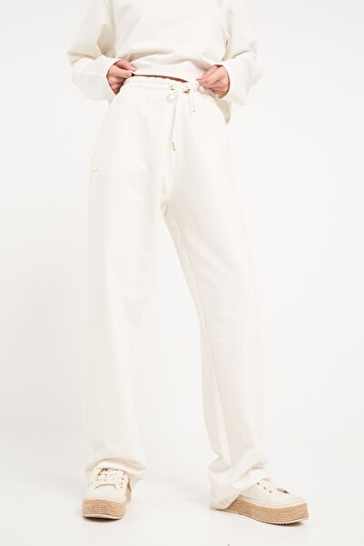 Kenvelo - Pantaloni sport dama de culoare uniforma