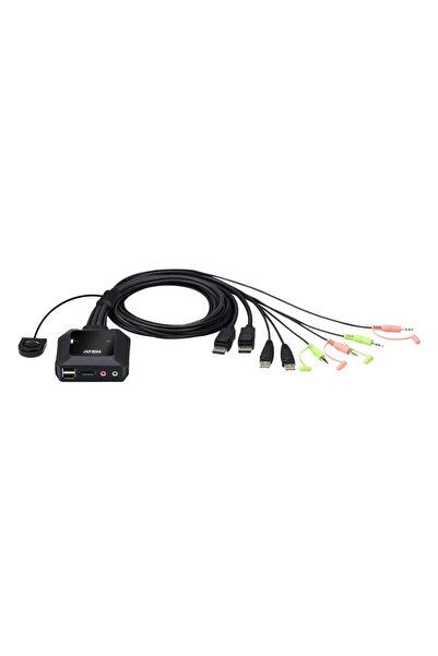 Aten NET SWITCH KVM USB DISPLAYPORT/2PORT REMOTESEL CS22DP-AT "CS22DP-AT" (ti...