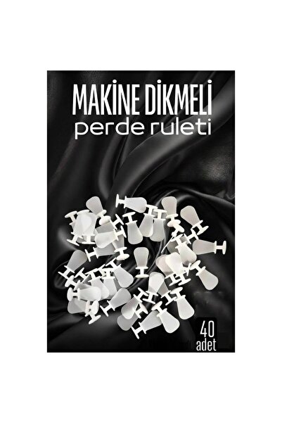 pınaxar Machine Mounted Curtain Button Curtain Roulette Curtain Button 40 Pieces