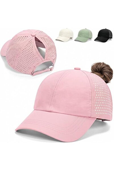 STARSTAR Women's ponytail baseball cap mesh running outdoor summer.