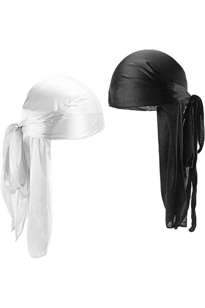 STARSTAR Silk hip-hop cap 2pc grey unisex pirate breathable knit.
