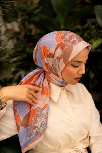 FENZA SCARF Σερέιν 20% Βαμβάκι 80% Βισκόζη Κασκόλ EFLATUN 90x90