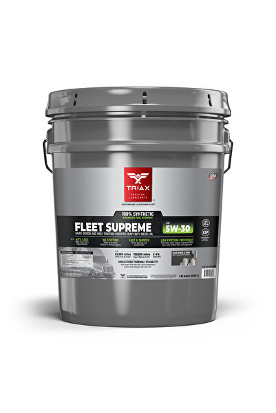 Triax FLEET Supreme ESP 5W-30 CK-4 Full Synthetic Truck Engine Oil, 18.9 L