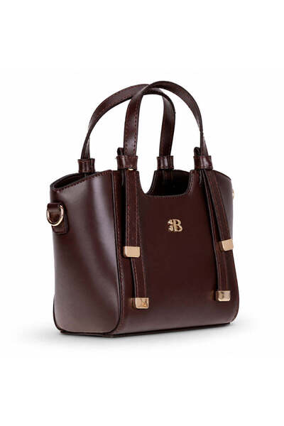 BloominBag Burkley Mirelle Cocoa Brown Pu Leather Women's Hand and Shoulder Bag