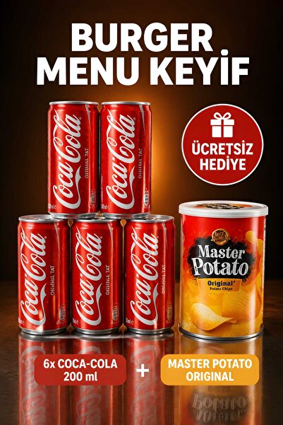Coca-Cola 6x 200 Ml+ 1x Master Potato Hediye
