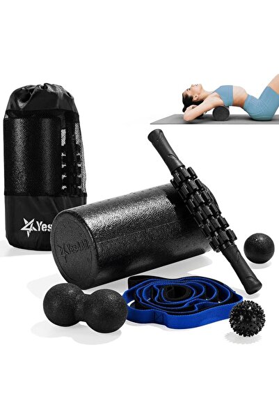 Yes4All Yoga Wheel Roller, 500 lb Capacity Back Cracker Roller for Comfort HI...