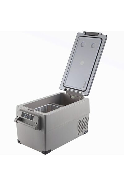 OMS Lada frigorifica cu compresor 12/24 V DC, 110-240 V AC, capacitate 35 l, ...