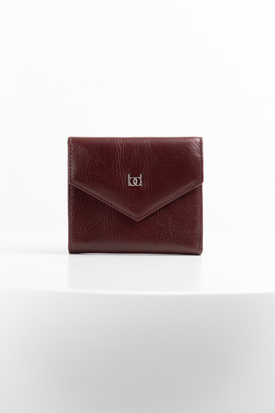 BAYDERİ Sior Women's Leather Wallet Brown