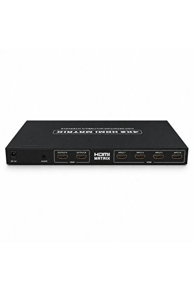 Next YE-106 4x2 HDMI Matrix Switch 4 Giriş 2 Çıkış Görüntü Dağıtıcı