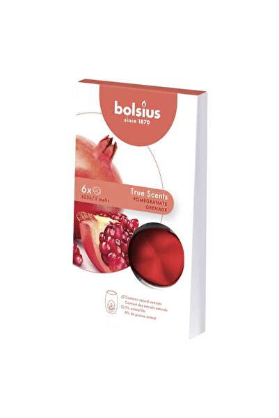 Bolsius Set 2 x Cipsuri din Parafina Parfumata - Rodie - 6 Buc