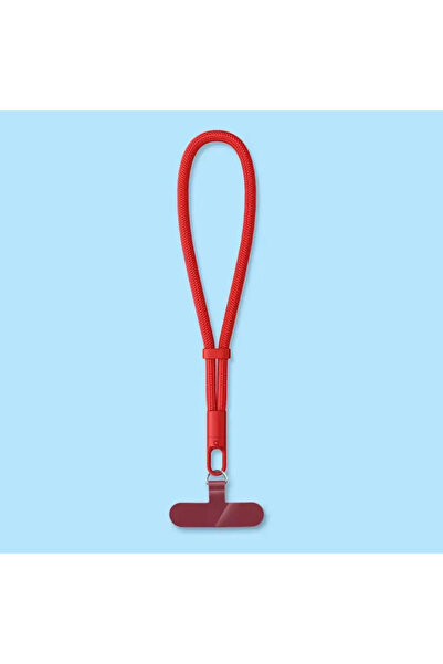 Choice3 Red Universal Adjustable Mobile Phone Lanyard Short Wrist Strap with ...