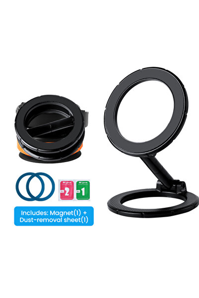 Choice black 360° Dual-Sided Magnetic Phone Mount Portable Suction Cup Holder...