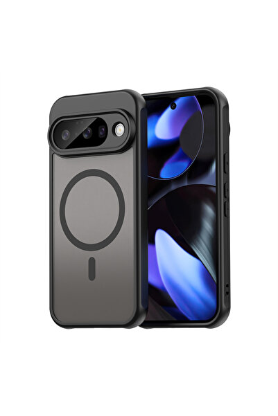 Choice6 Google Pixel 10 Pro XL black Translucent Matte Magnetic Case for Goog...