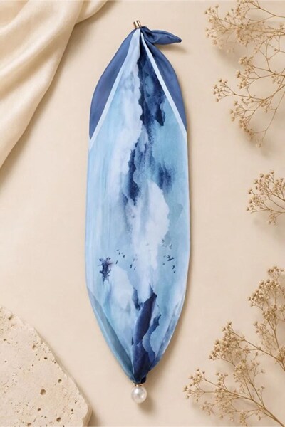 The Champ Clothing Women's Magnetic Scarf Accessory Aura Marin – for Hair, Ba...