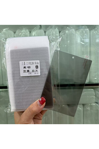 Choice15 Galaxy Z Fold 8 2 Pieces Clear Edge 1/3PCS Anti Spy Privacy Tempered...