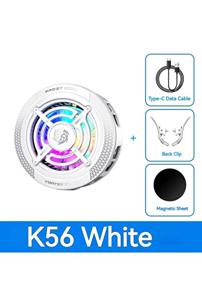 Choice k56-white 2IN1 Universal Portable Magnetic Clip Semiconductor Phone Co...