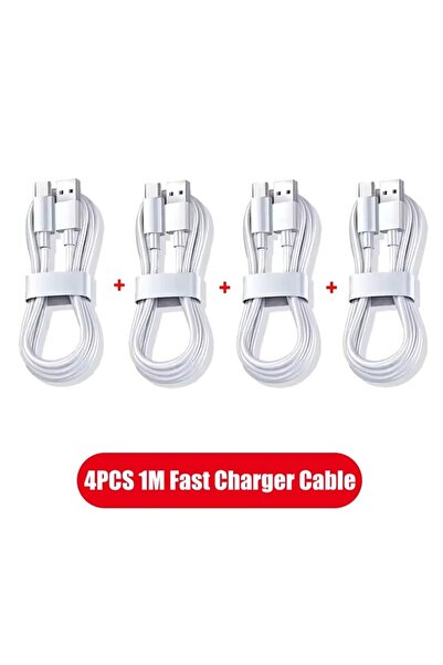 Choice5 4PCS 1m 1-4PCS 6A 60W Type C Super Fast Charging Cable Data Cord For ...