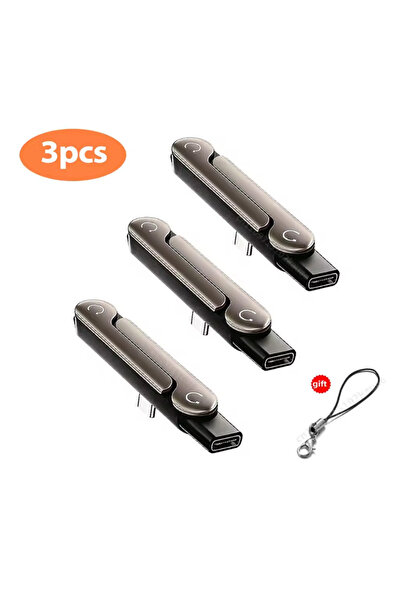 Choice1 3pcs Type-C Phone Charging Bracket Adapter with 240 W Fast Charging S...