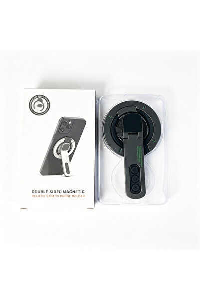 Choice1 GRAY MultiFunction Finger Ring Bracket Double-Sided Magnetic Finger R...