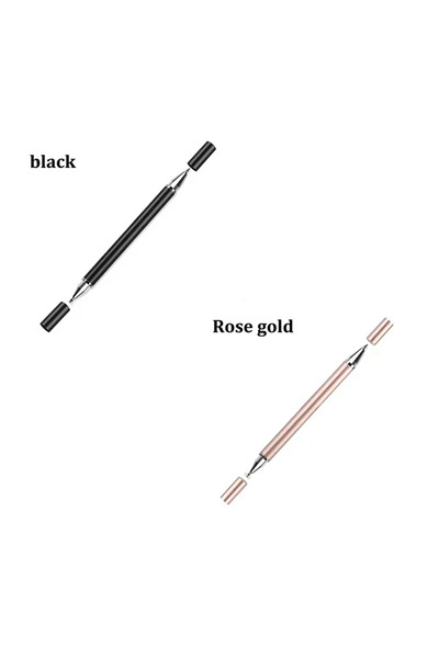 Choice1 Black-Rose gold 1/2/8pcs 2 In 1 Universal Stylus Pen For Tablet Mobil...
