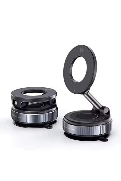 Choice Black 360 Degree Rotation Magnetic Car Phone Holder Vacuum Adsorption ...