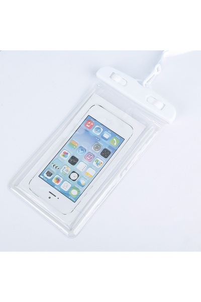 Choice White Universal Large Capacity Waterproof Phone Pouch Transparent Neck...