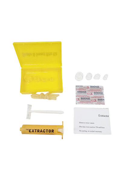 Choice Yellow(belt box) Venoms Extractor Vacuum Pump Outdoor Emergency Remova...