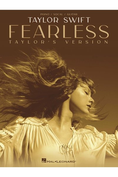 Hal Leonard Taylor Swift - Fearless (Taylor's Version) Piano/Vocal/Guitar Songbook - Taylor Swift Sheet Music Bo