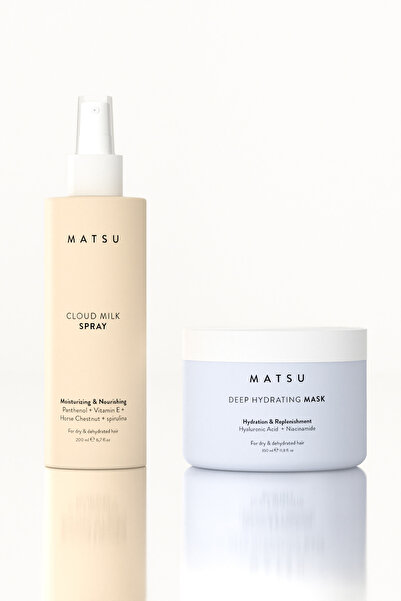 MATSU Cloud Milk | Kolay Tarama 2’li Set (Süt Sprey + Nem Maskesi)