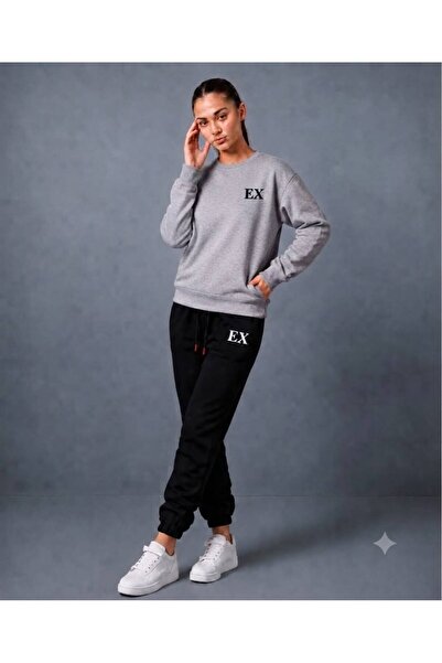 CLOTHES33 Zero Collar Sweat Suit 2-Piece Combination Winter Shardooned Ex Pri...