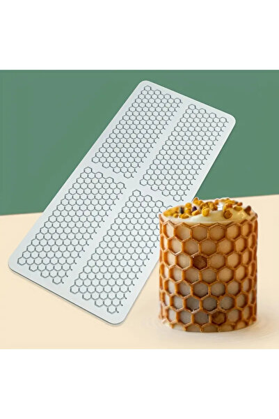 Siliko World Tuile Mold with Honeycomb Pattern Tuile Mold