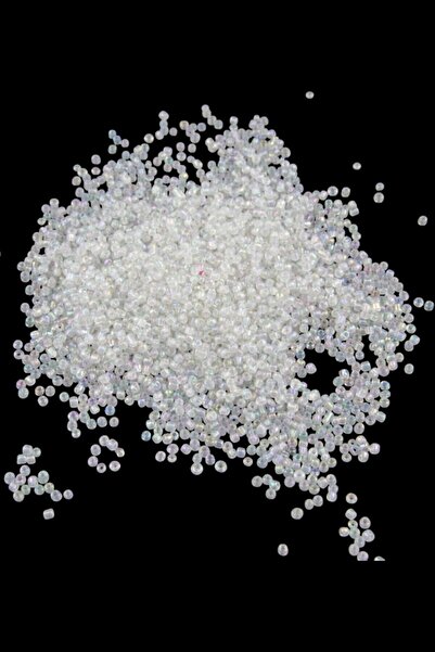 Serhat Aksesuar ve El İşçilik 08 Sand Transparent Janjan 3 mm Beads (100 Gr 6...
