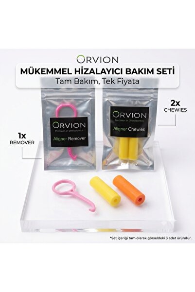 Şeffaf Plak Bakım Seti 2 Chewies ve 1 Plak Çıkarma Aparatı - Karışık Renk
