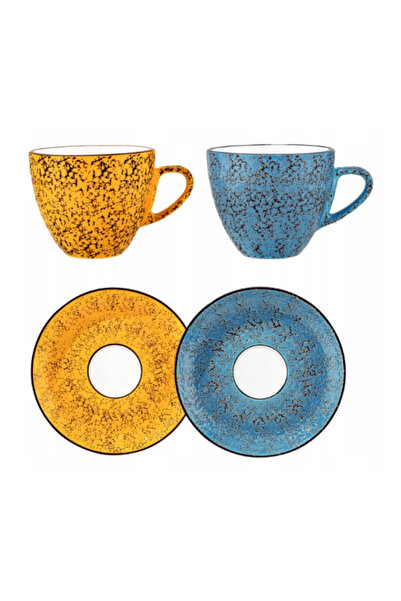 WILMAX ENGLAND Set Cesti Cafea Espresso Lux Portelan Colorboom Wilmax, 75 ml,...