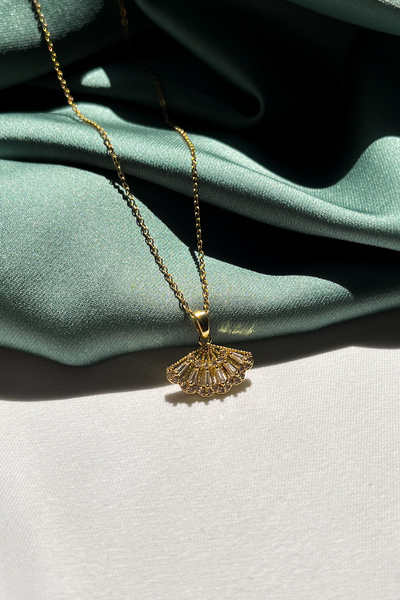 Berilya Aksesuar Baget Stone Fan Necklace