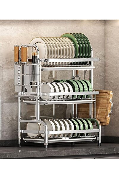 CITYRIYA LONG Dish Drying Rack, Dish Rack for Kitchen Counter, Stainless Stee...