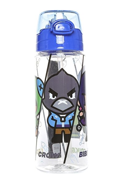 tüftürük Brawl Stars Mavi Crow Bibi 500 ml Water Bottle