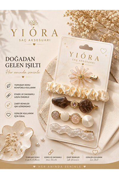 yiora Buckle Set Consisting of 5 Rubber Buckles and Side Buckles (1 Rubber Bu...