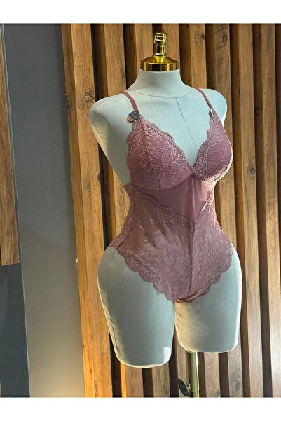 Luvena Dengeli Destekli Bodysuit - Ekru