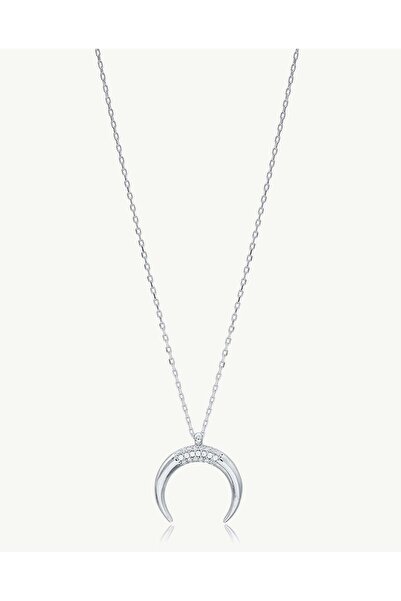 Stemma Jewelry Colier Lant cu Pandantiv Abundance Horn din Argint 925, cu Zir...