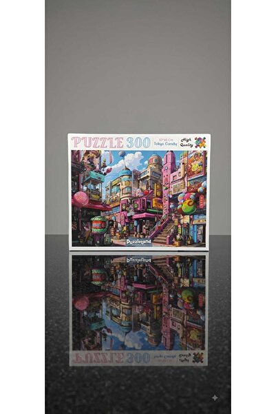 PUZZLELAND 300 Parça Puzzle – Tokyo Candy Japon Sokakları Temalı Yapboz (33x4...