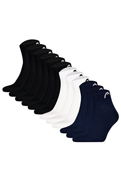 Head Unisex Quarter Socken, 12er Pack - All Sports Training Quarter 12P, Logo...