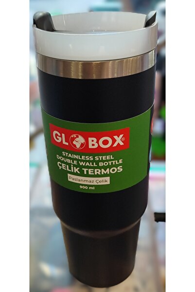 bundle island Glbx 900ml Stainless Steel Thermos Flask Water Bottle with Stra...