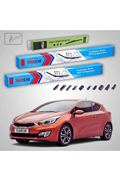 TEAMCAR Υαλοκαθαριστήρες Kia Pro Ceed II JD 2013-σήμερα |   Σετ Εμπρός και Πί...