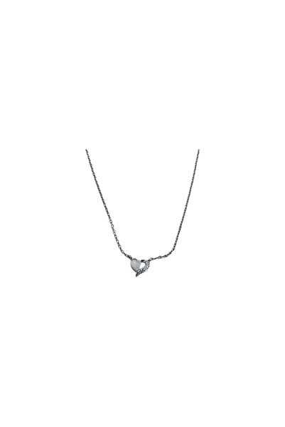 OEM Γυναικείο ασημένιο κολιε καρδιά silver925.EK1232